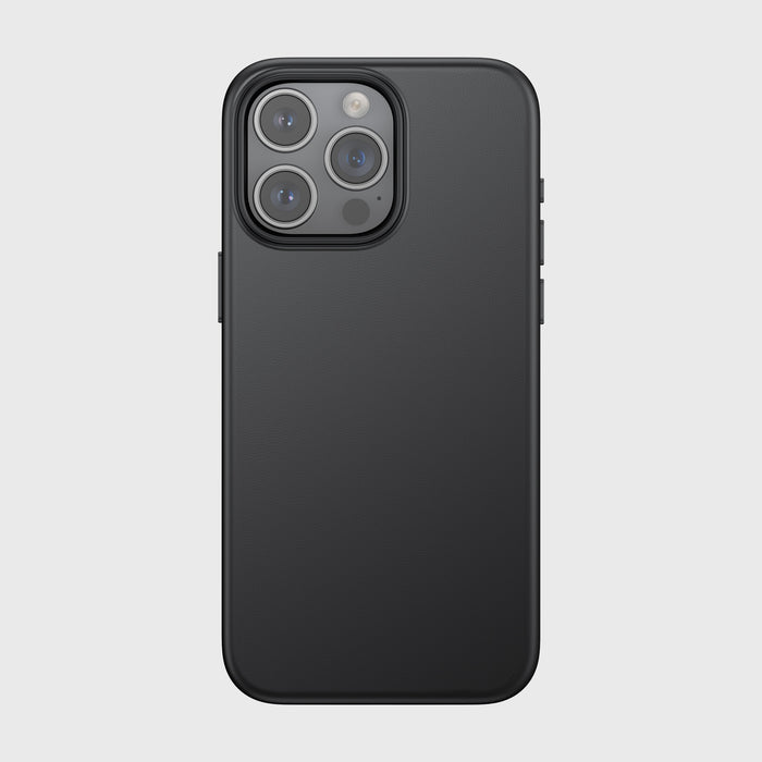 TerraTact NAPA Leather Case – iPhone 15 Series (Midnight Black)