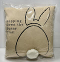 The Hearthside Collection Hopping Down The Bunny Trail Pillow 13"0