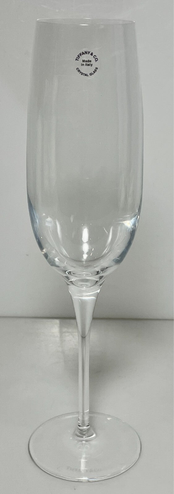 Tiffany & Co Classic Home Essentials U Shaped Bowl Champagne Flute 9 5/8"0