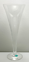 Tiffany & Co Trumpet Hollow Stem Champagne Flute 9 1/8" Signed0