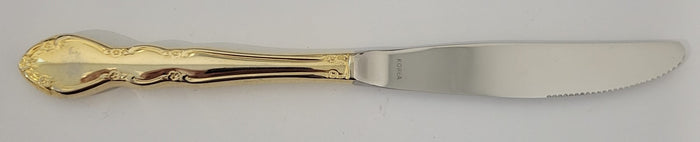 Towle Golden Baroness Electroplate Knife 9 1/4" Flatware Silverware0