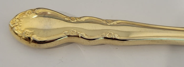 Towle Golden Baroness Electroplate Knife 9 1/4" Flatware Silverware1