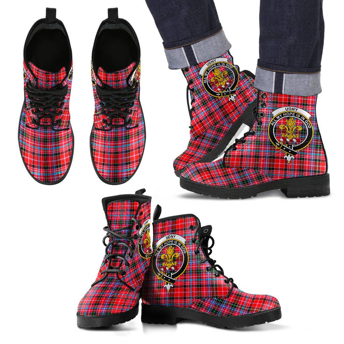 Udny Leather Boots Footwear Shoes