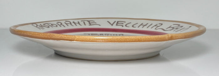 Vietri Sul Mare Ristorante Vecchia Bari Good Memory Plate 9" Carne Alla Barese1