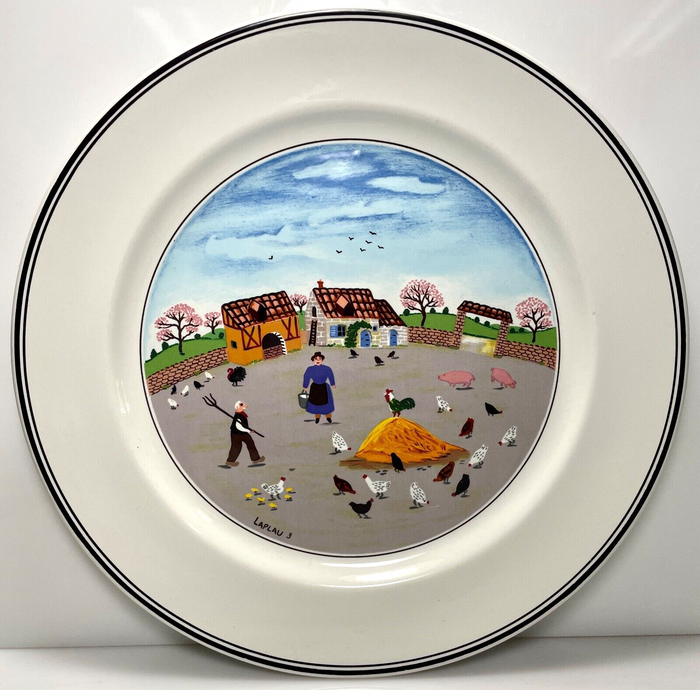 Villeroy and Boch Design Naif Dinner Plate 10 5/8" Country Yard0