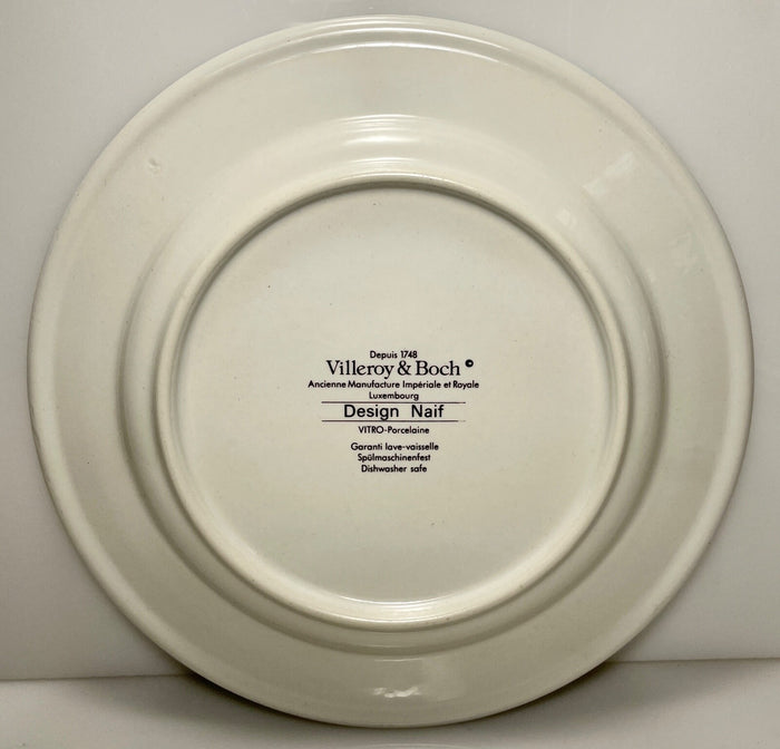 Villeroy and Boch Design Naif Dinner Plate 10 5/8" Hunter and Dog2