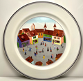 Villeroy and Boch Design Naif Dinner Plate 10 5/8" Old Village Square USED0