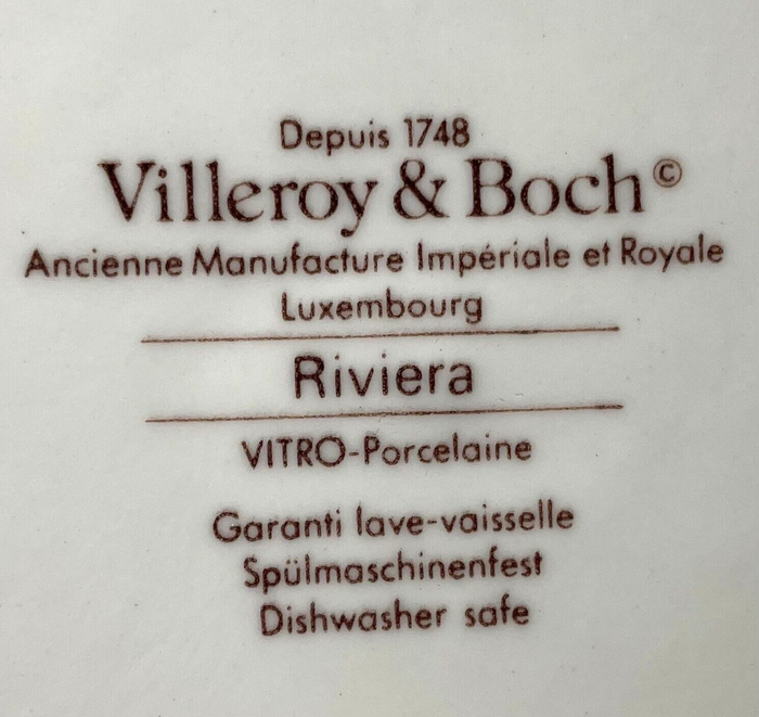 Villeroy and Boch Riviera Sugar Bowl and Lid2