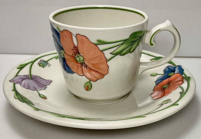 Villeroy & Boch Amapola Cup and Saucer Set0