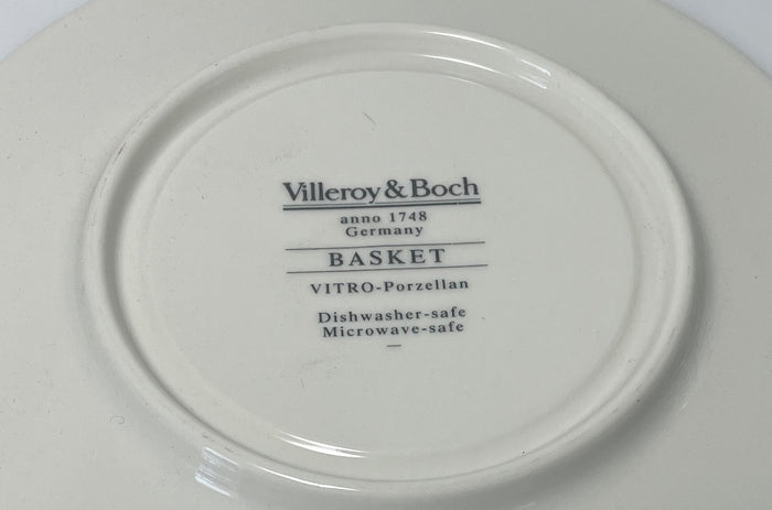 Villeroy & Boch Basket Cup and Saucer Set 3"2