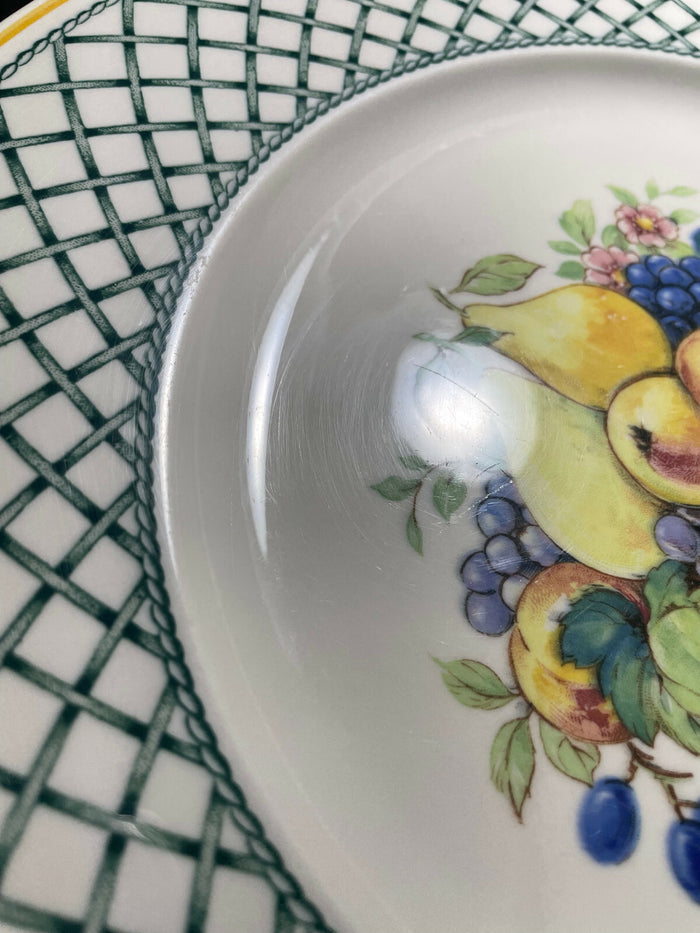 Villeroy Boch Basket Dinner Plate 10 1/2" Used1