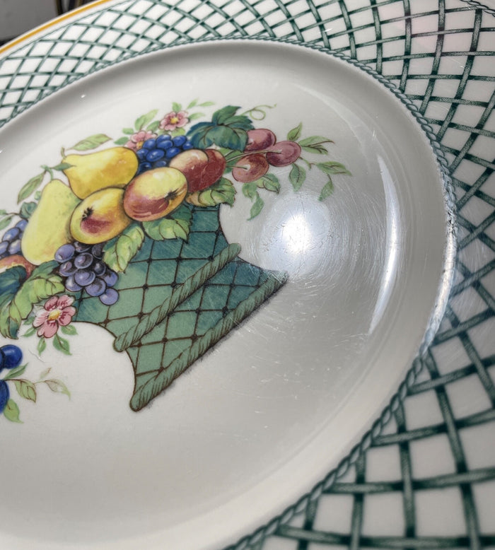 Villeroy Boch Basket Dinner Plate 10 1/2" Used2