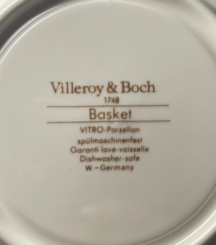 Villeroy & Boch Basket Saucer ONLY 6"2