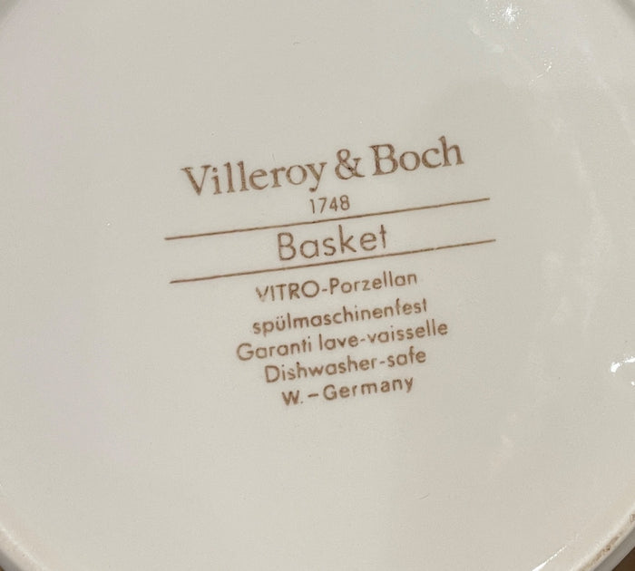 Villeroy & Boch Basket Small Coffee Pot No Lid 3 Cup 4 1/2" Tall5