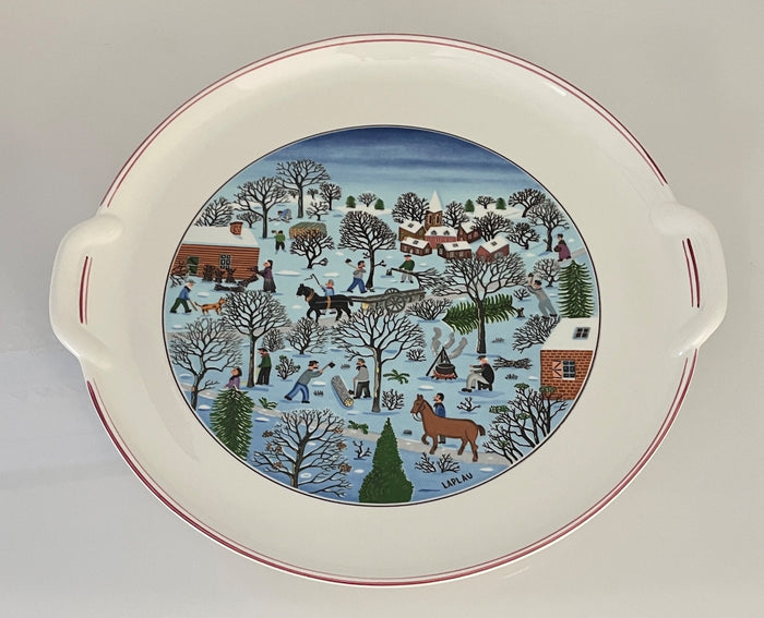 Villeroy & Boch Handled Cake Plate 12 1/2"0