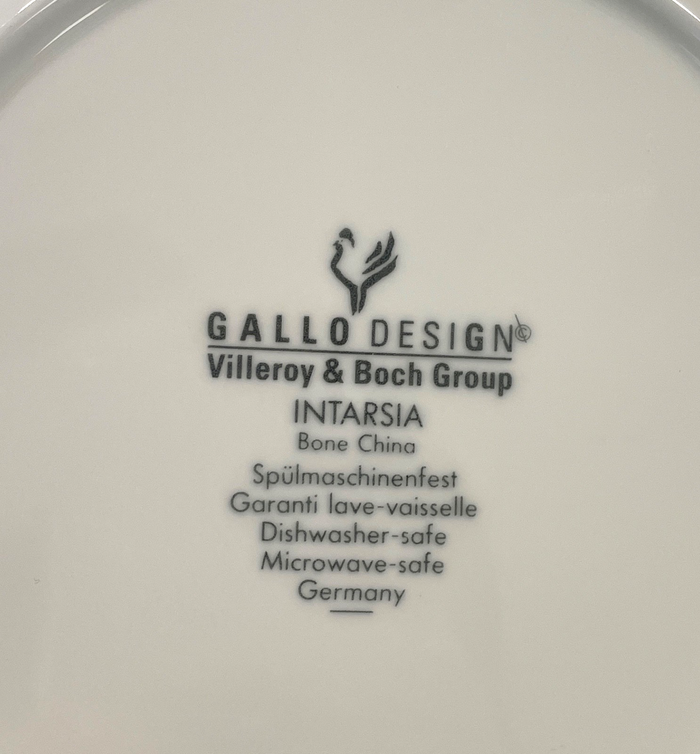 Villeroy & Boch Intarsia Service Plate Charger 11 3/4"2