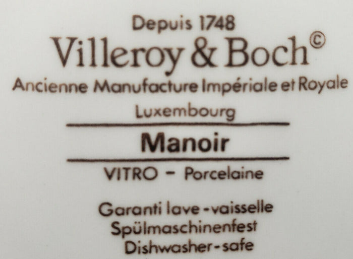 Villeroy & Boch Manoir Flat Cup and Saucer2