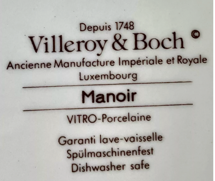 Villeroy & Boch Manoir Salad Plate 8 1/4"1