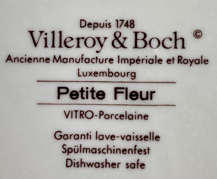 Villeroy & Boch Petite Fleur Creamer 3 1/2" 6 Ounce1