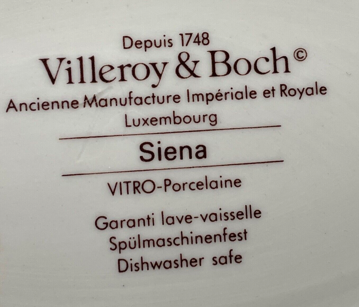 Villeroy & Boch Siena Gravy Boat with Attached Underplate1
