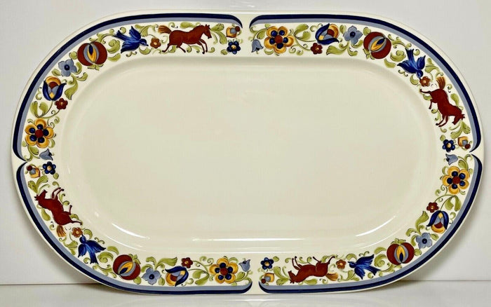 Villeroy Boch Troubadour Oval Platter 13 1/8"0