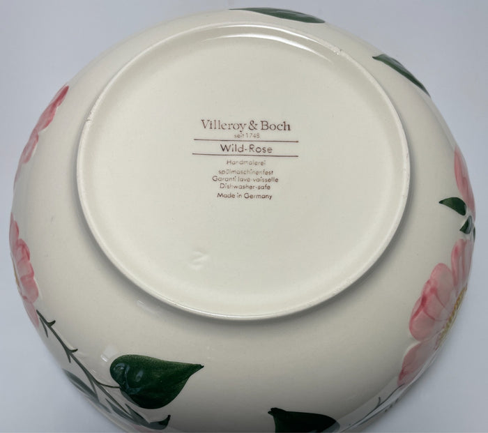 Villeroy & Boch Wild Rose Round Vegetable Bowl 8 5/8"4