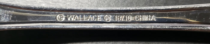 Wallace Continental Bead Stainless 18 10 Teaspoon 6 1/4"2
