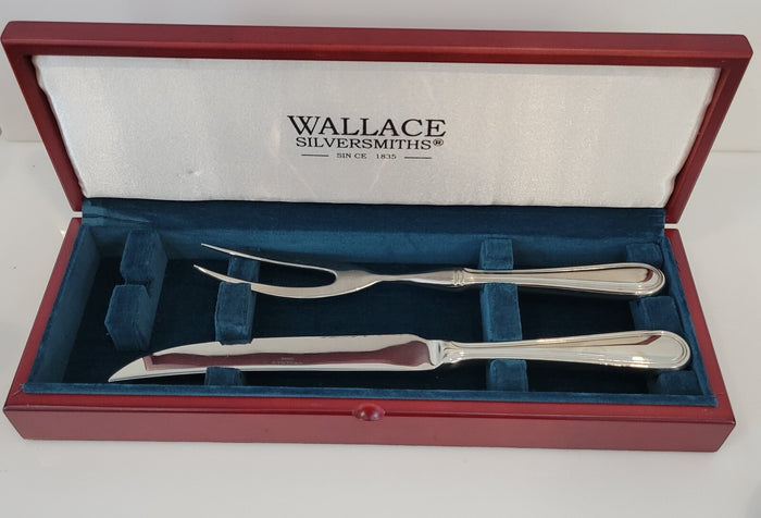 Wallace Royal Thread Carving Set 2 Piece 18/10 Stainless0