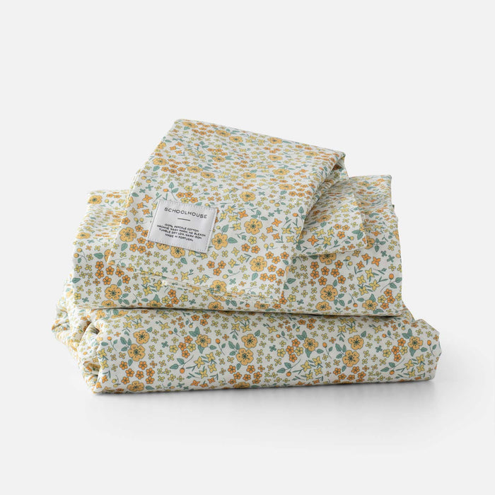 Wallowa Floral Sheet Set