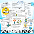 Water Conservation Activity Pack + Water Study Unit | STEM & Science Printable