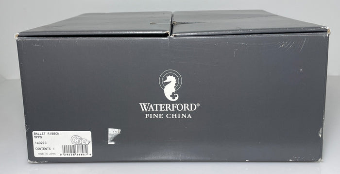 Waterford Ballet Ribbon 5 Piece Place Setting New In Box1