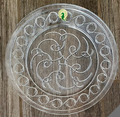 Waterford Celtic Knot Accent Plate Spiral Knot 8"0