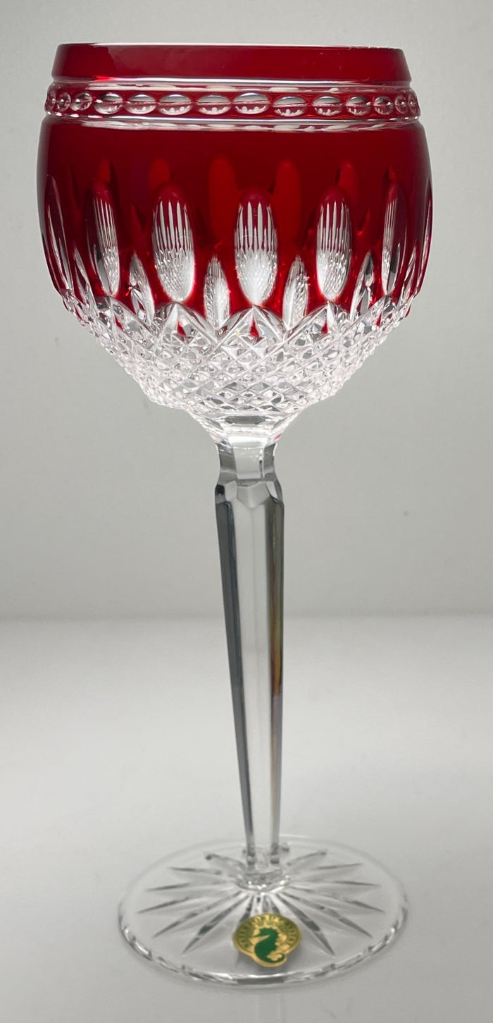 Waterford Clarendon Ruby Red Wine Hock 8"0