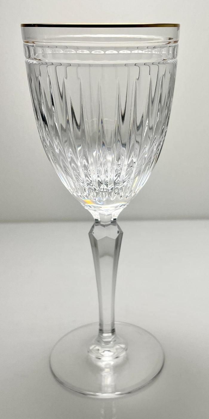 Waterford Hanover Gold Wine Glass 7 5/8"1
