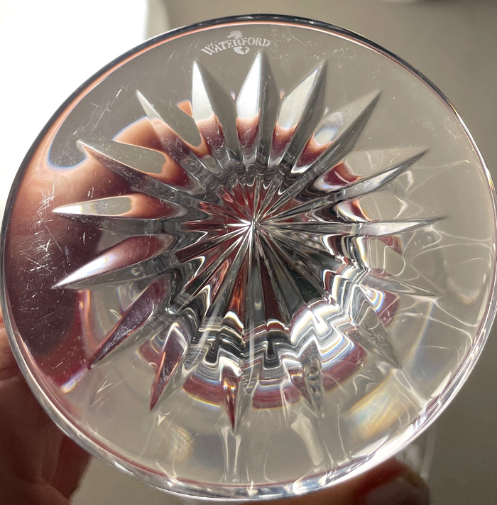 Waterford Happy Birthday Vase 6 7/8"3