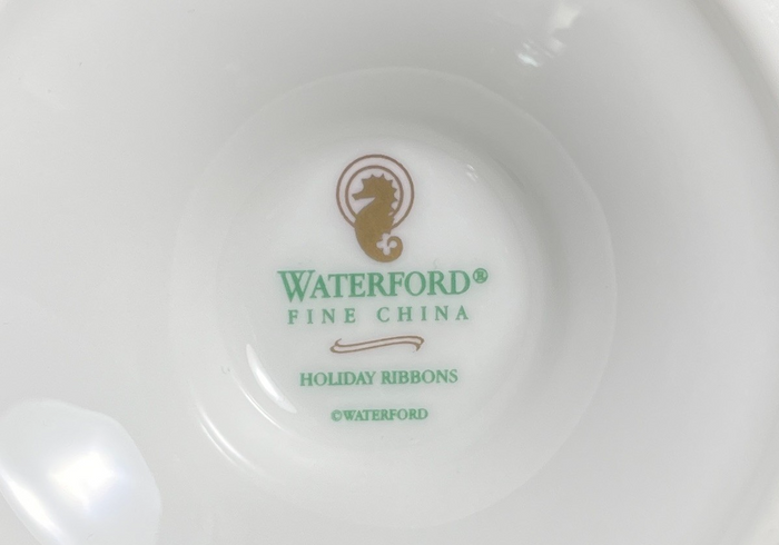 Waterford Holiday Ribbons Bread and Butter Plate 6"1
