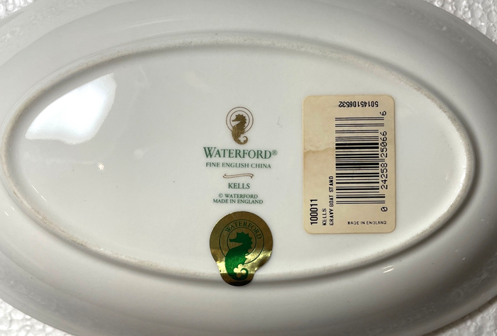 Waterford Kells Gold Gravy Under plate 8 1/2"1
