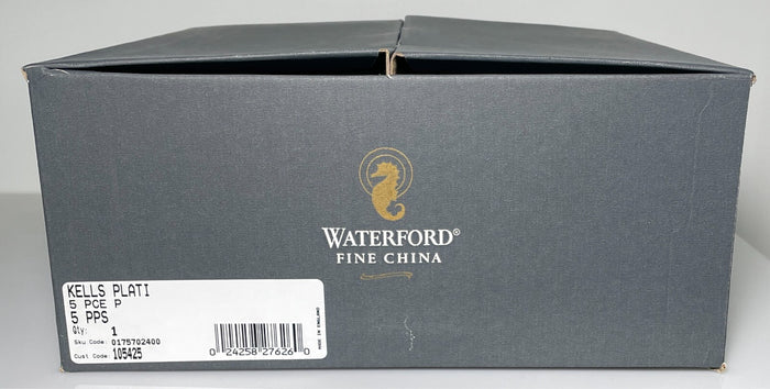 Waterford Kells Platinum 5 Piece Place Setting New In Box0