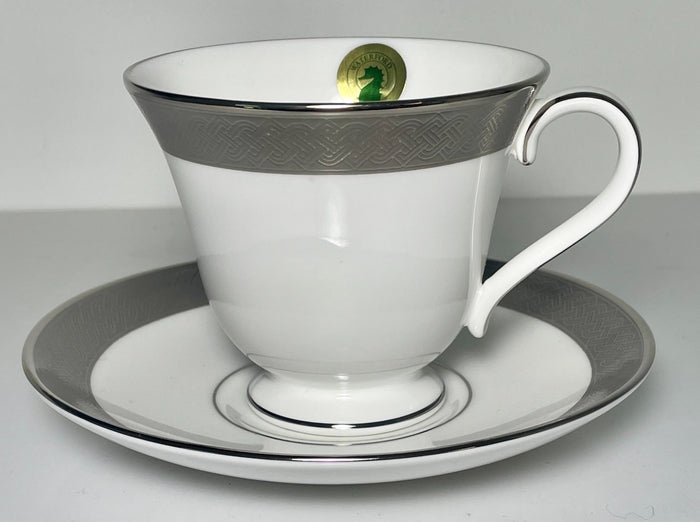 Waterford Kells Platinum Cup and Saucer Set0