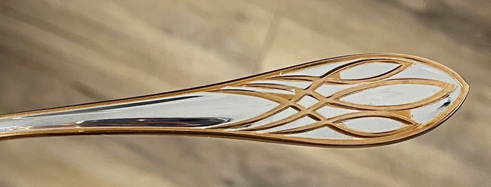Waterford Lismore Gold Stainless Teaspoon 6 3/8" Korea1