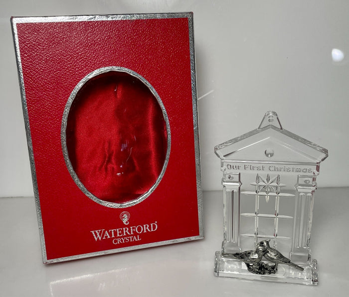 Waterford Our First Christmas Window 4 3/4" Boxed0