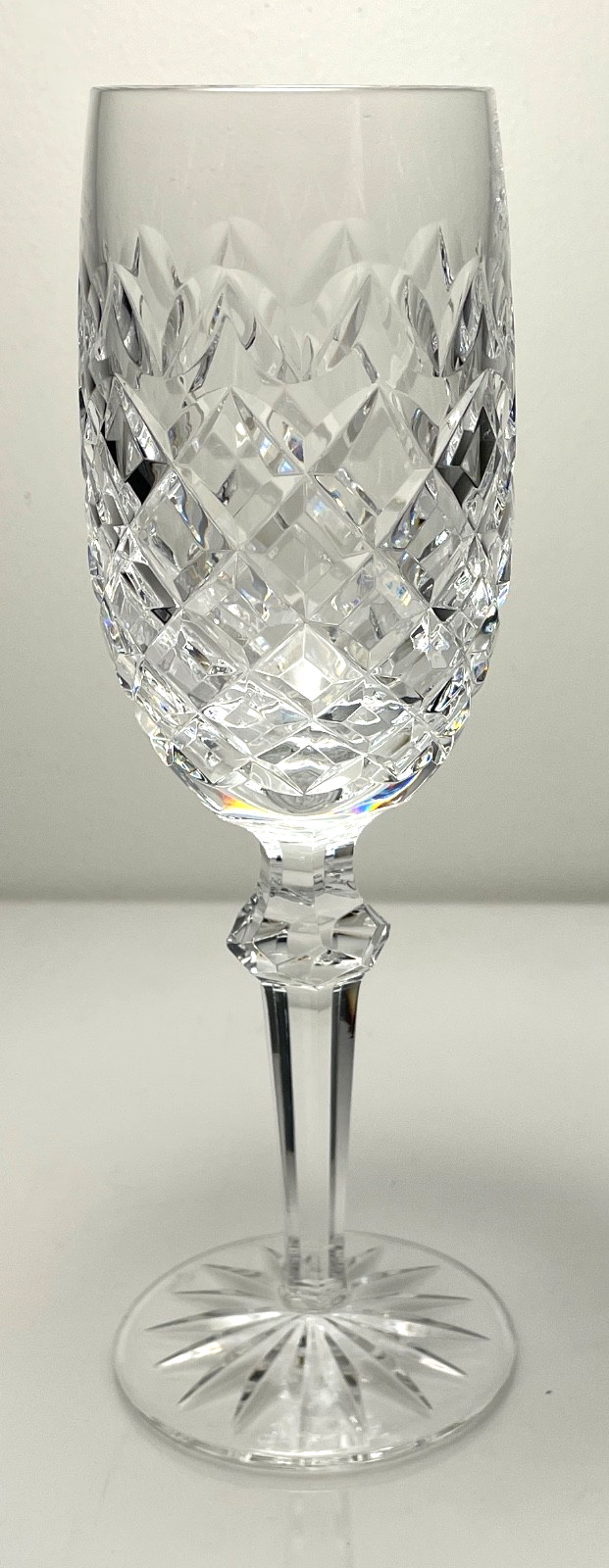 Waterford Powerscourt Champagne Flute 8 1/4" Seahorse Backstamp0