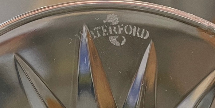 Waterford Powerscourt Champagne Flute 8 1/4" Seahorse Backstamp2