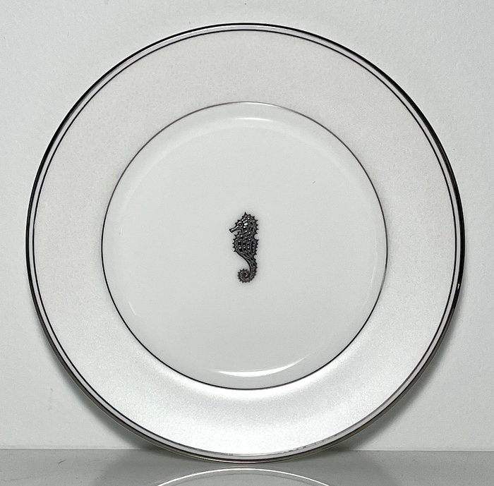 Waterford Seahorse Ivory Bread and Butter Plate 6"0