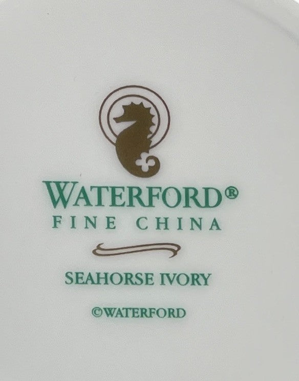 Waterford Seahorse Ivory Dinner Plate 10 3/4"1
