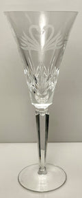 Waterford Wedding Collection Swan Champagne Flute 9 1/4"0