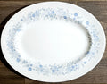 Wedgwood Belle Fleur Oval Serving Platter 13 7/8"0