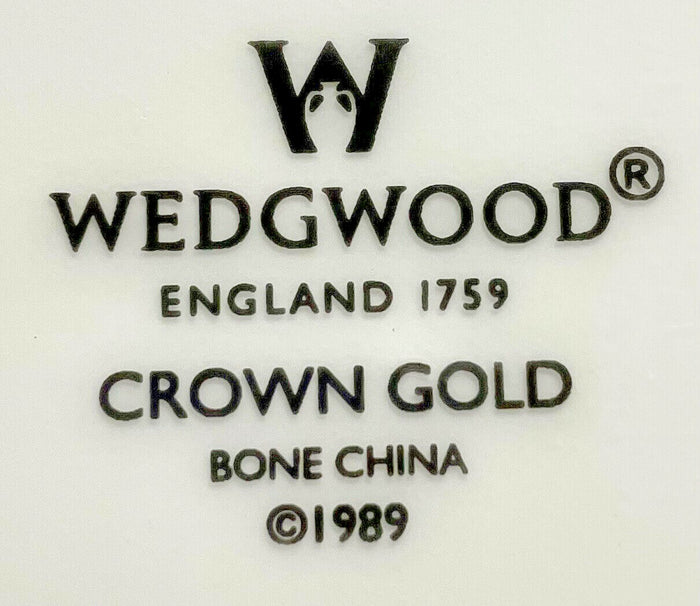 Wedgwood Crown Gold Lid For Round Vegetable Bowl 7 3/4"2