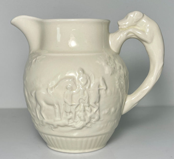Wedgwood D'Ye Ken John Peel White 5 1/2" Pitcher 24 Ounce0