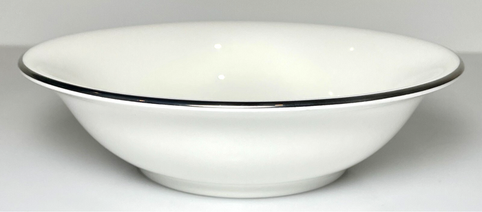 Wedgwood Formal Platinum Coupe Cereal Bowl 6 1/8"0
